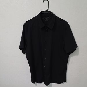 Perry Ellis Black Casual Button Down Shirt